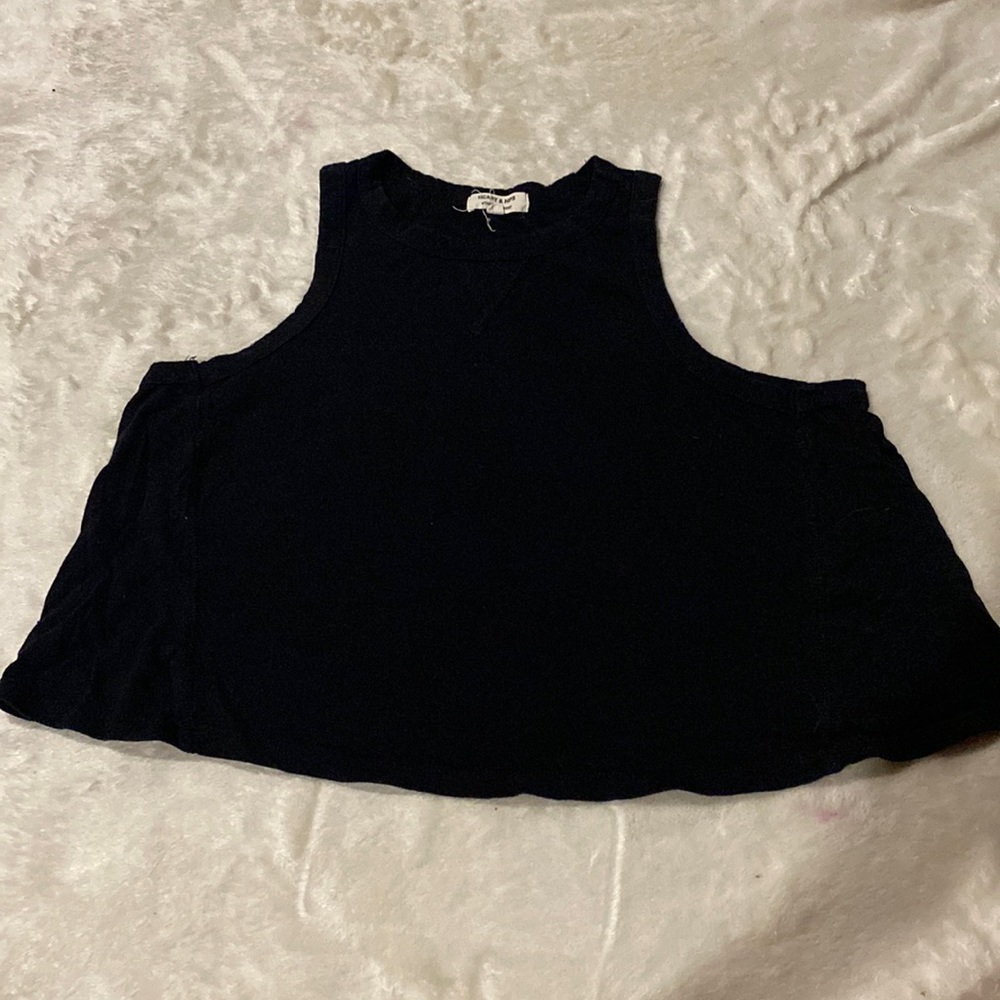 Heart&Hips cropped black tank top